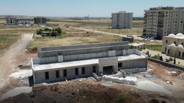 Haliliye’de Yarı Olimpik Yüzme Havuzunda Çalışmalar Hızla Sürüyor