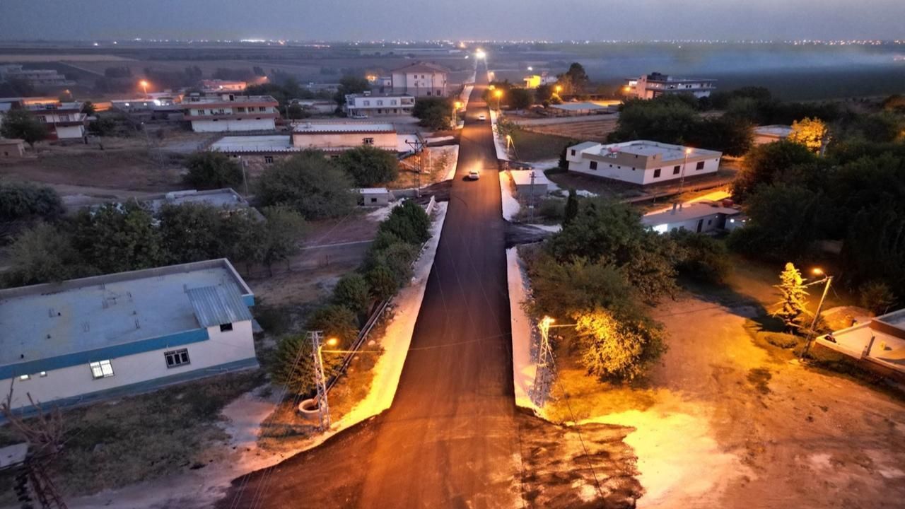 Harran–Akçakale Grup Yolunda Asfalt Mesaisi Hız Kesmiyor