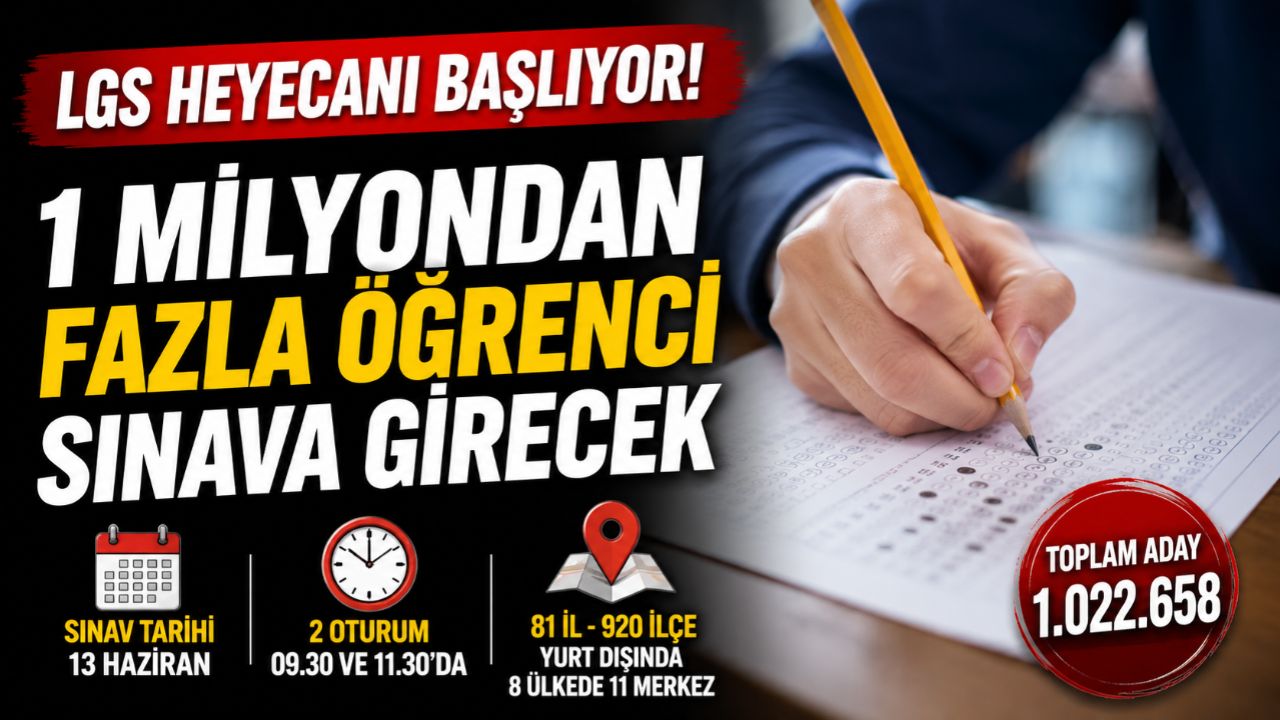 Öğrenciler Dikkat! LGS Tarihi Değişti, Sınav 13 Haziran'da
