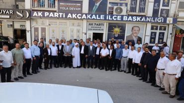 AK Parti İl Başkanı Günbegi Akçakale'yi Ziyaret Etti